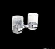 Bathroom Accessories Tumbler Holders A8128 Double Tumble