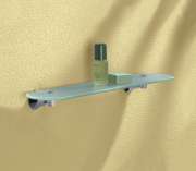 Bathroom Accessories S6091 Single Glass Shelf