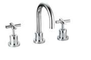 Bathroom 3 Piece Tapware Basin Sets STL-04 Basin Set Jumper Valve