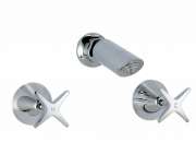 Bathroom 3 Piece Tapware Basin Sets STG-05 Shower Set Jumper Valve