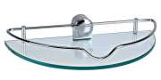 Bathroom Accessories SCS-06 Clear Glass Shelf With Bar
