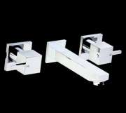 Bathroom 3 Piece Tapware Bath Sets APQK90NZ01 Square Bath Tap Set