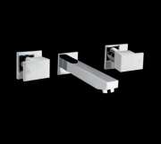 Bathroom 3 Piece Tapware Bath Sets APQK90NZ01A Square Bath Tap Set